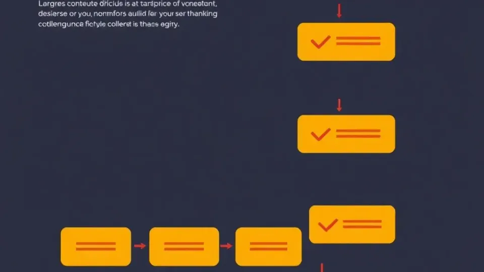 Implementation checklist workflow showing connected steps and progress indicators