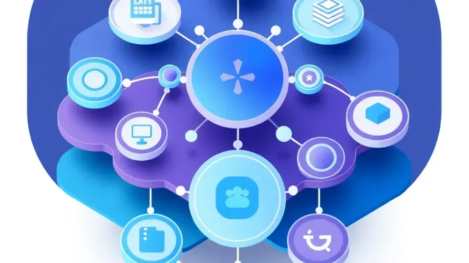 Integrated ecosystem visualization showing interconnected tools and components