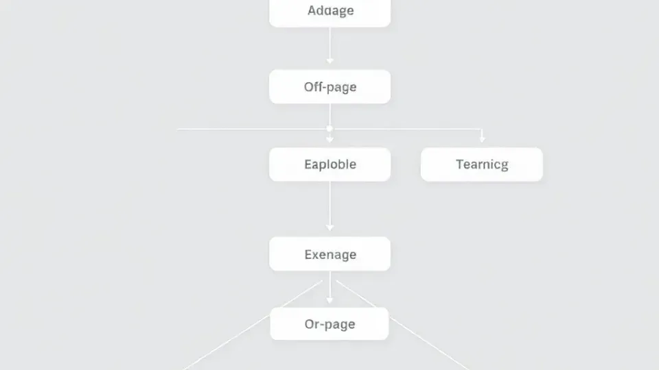 Flowchart showing three main types of SEO techniques