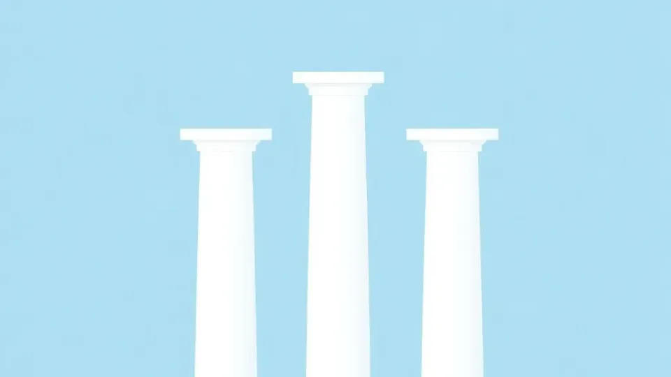 Three interconnected pillars representing core SEO foundations