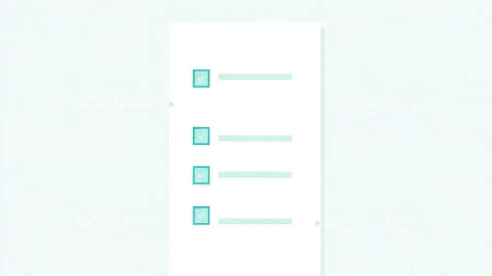Checklist infographic with checkmarks representing task completion