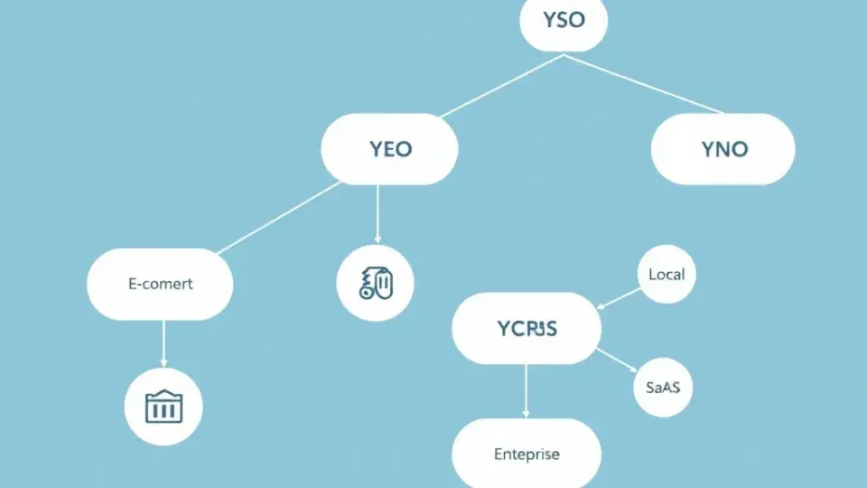 Decision flowchart showing different SEO investment scenarios and pathways