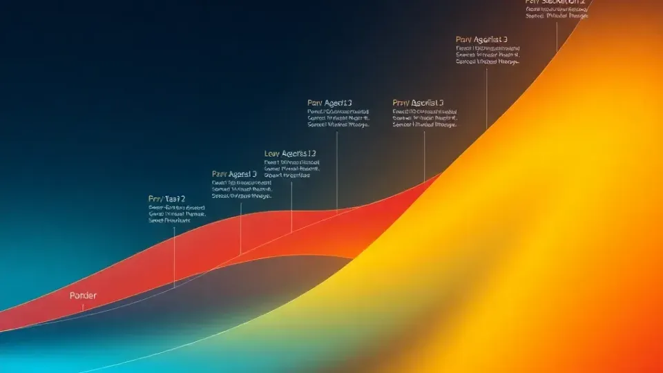 Timeline showing evolution of search algorithms and AI integration