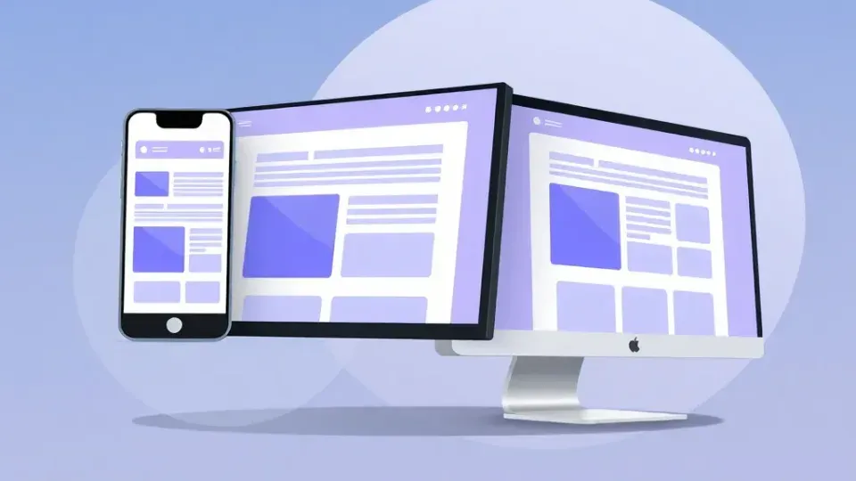 Mobile-responsive design across devices illustration