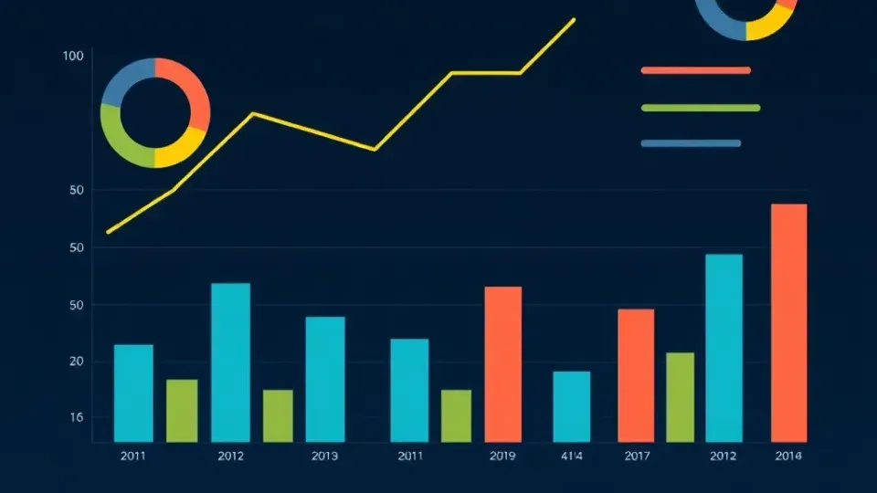 Analytics dashboard showing SEO metrics and performance tracking
