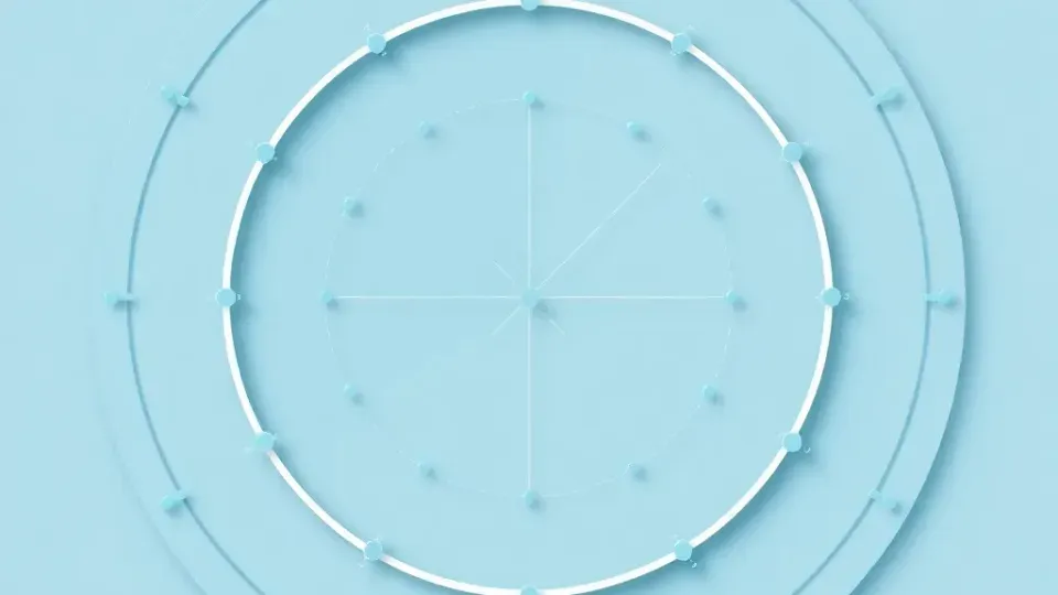 Circular interconnected diagram representing an integrated SEO strategy framework