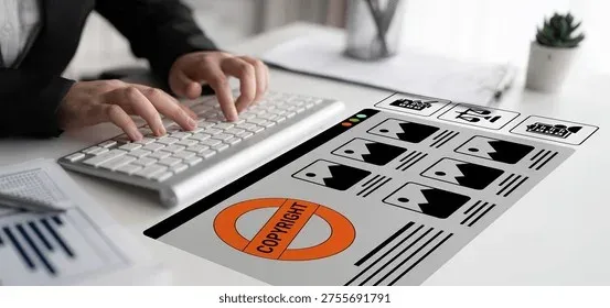 Close-up of hands typing on keyboard at professional workspace