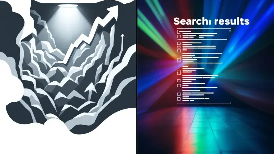Before-and-after comparison of website ranking improvement