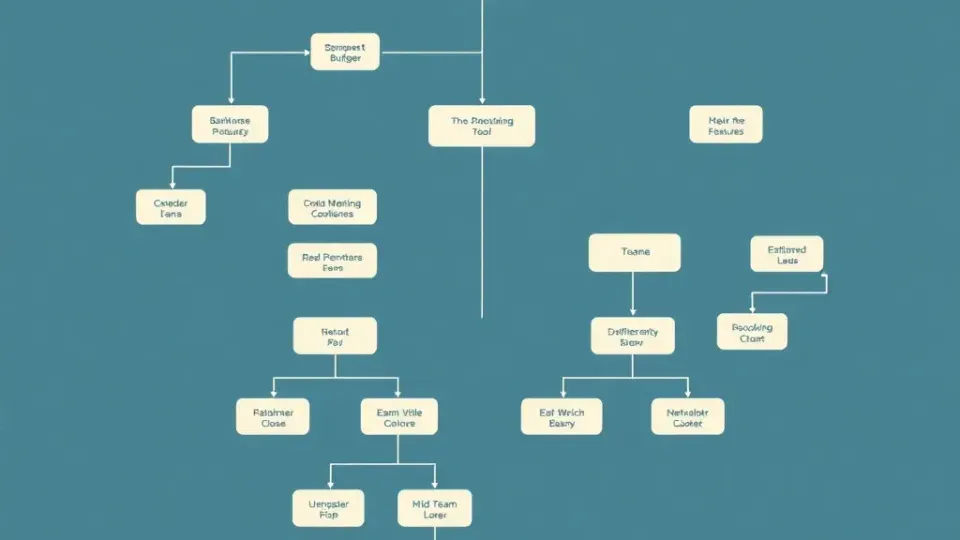 Decision tree flowchart for selecting appropriate SEO tools