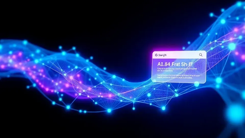 AI and traditional search results merging in unified visualization
