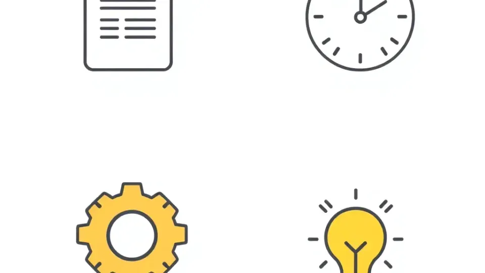 Icon set representing limitations and considerations of AI humanizers