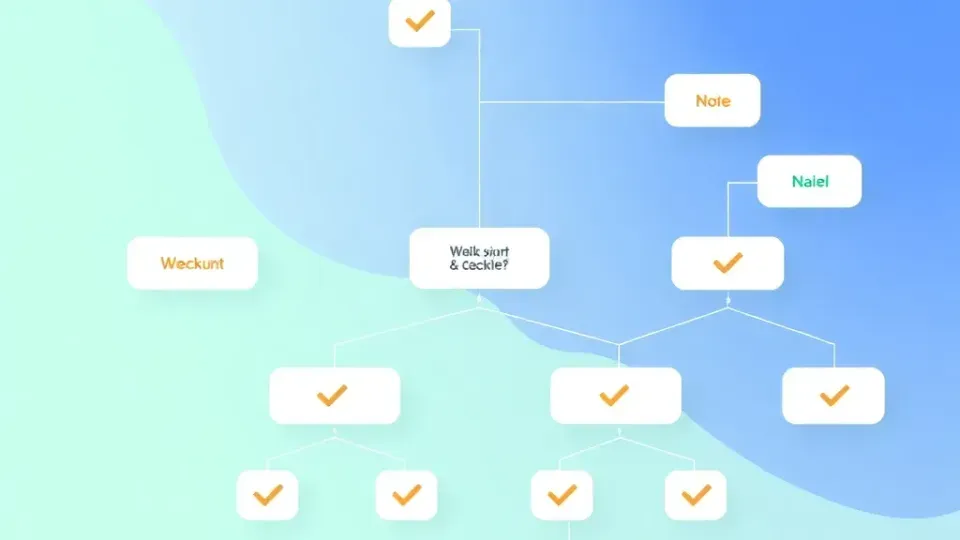 Decision tree flowchart visualization for choosing the right AI writing tool